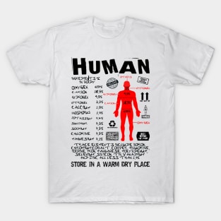 Human Ingredients. T-Shirt